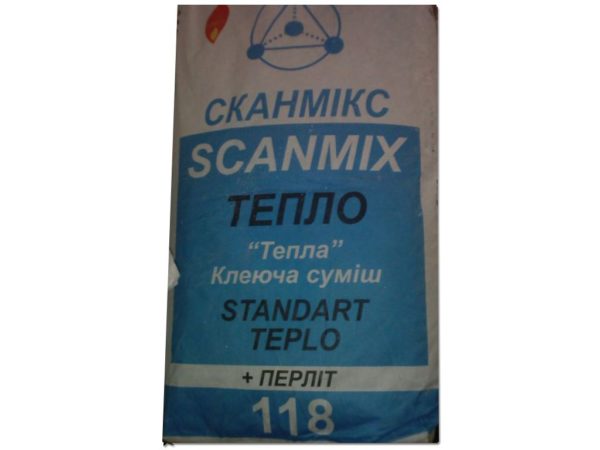 Клеевая смесь STANDART TEPLO "SKANMIX" 25кг